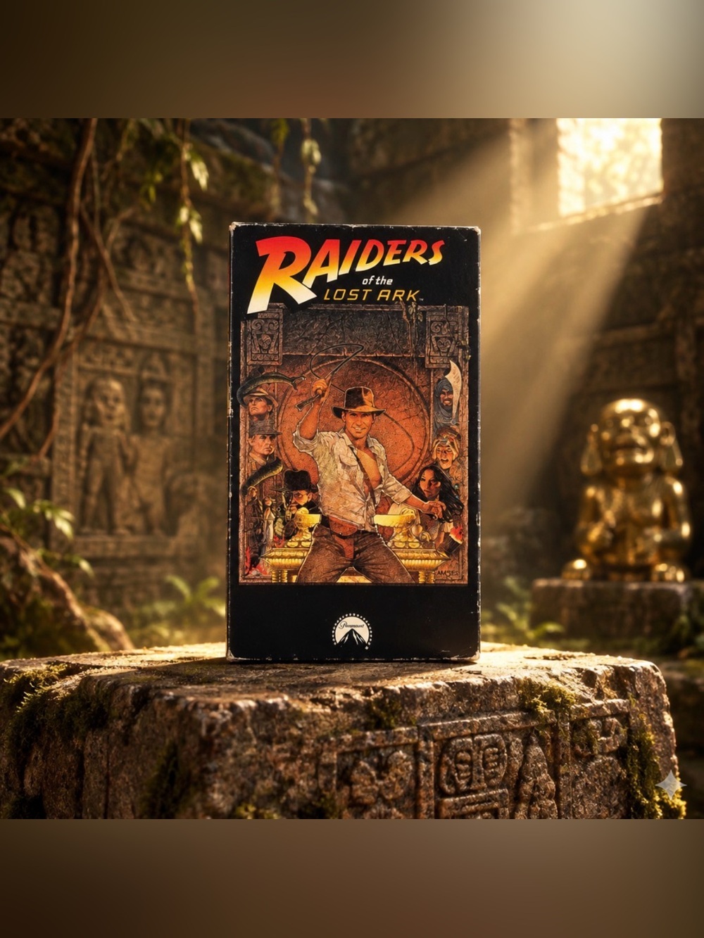🎥 Vintage Raiders of the Lost Ark VHS Tape – Original Indiana Jones
